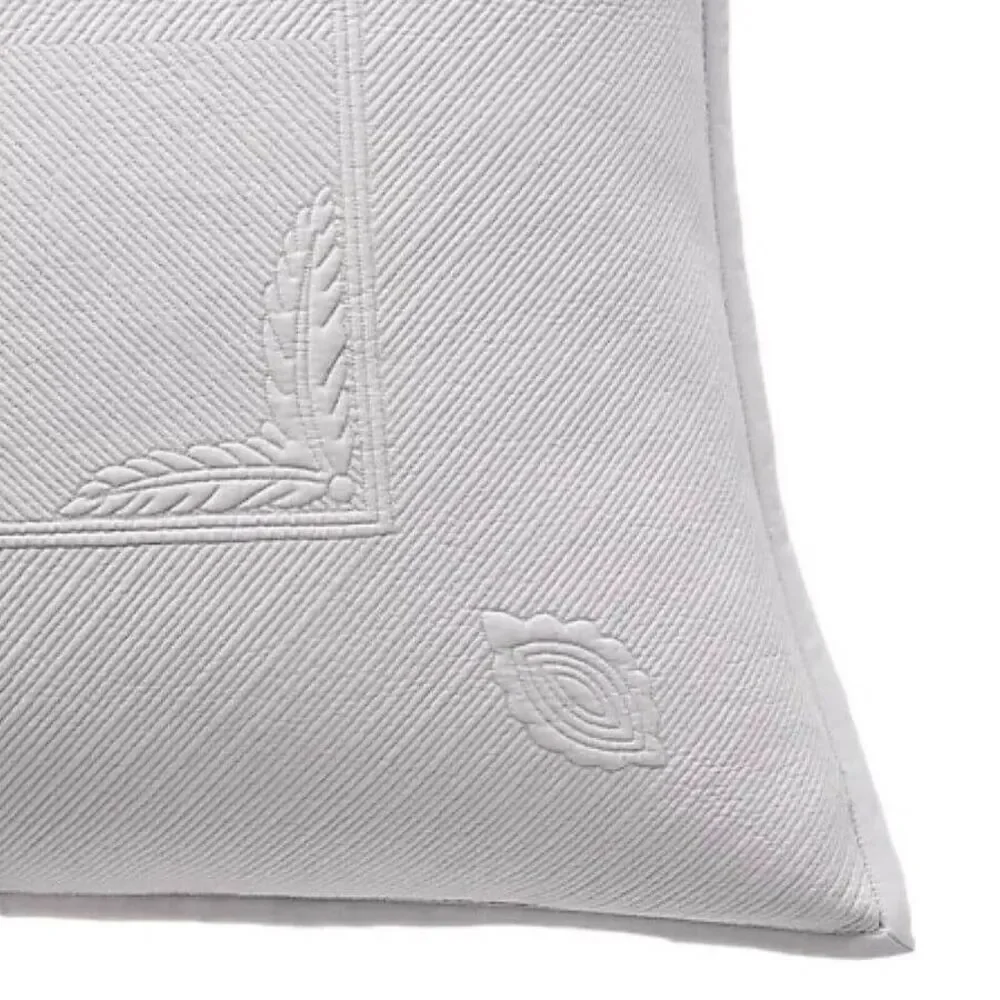 Ralph Lauren Home Genevieve Pauline One European Sham Gray 26 x 26 in